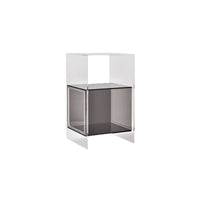 Light luxury sofa side few home living room hotel high-end coffee table bedside table mobile balcony small table rack