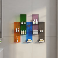 Multi-Layer Wall-Mounted Bathroom Shelf