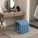 Ins wind creative makeup chair lamb wool design bedroom dressing dining room use