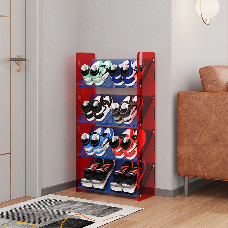 Narrow Wooden Shoe Rack