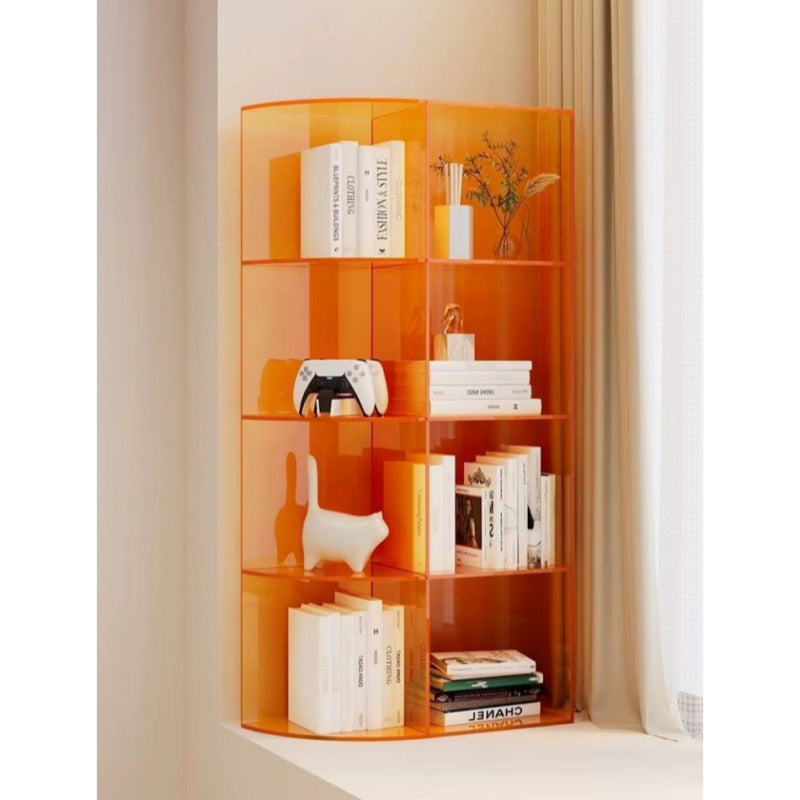 modern acrylic window storage shelf