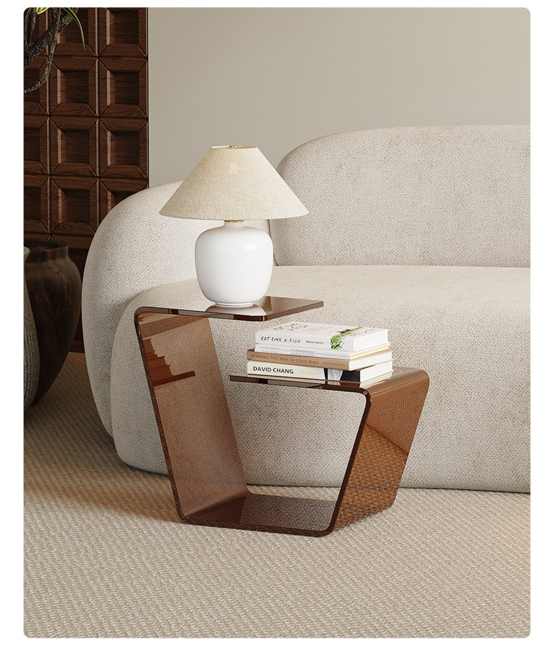 Luxury Acrylic Side Table for Living Room & Bedroom