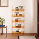 Narrow Wooden Floor-Standing Bookshelf