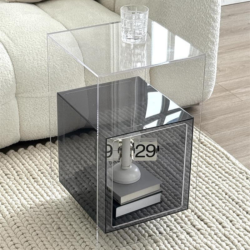 Light luxury sofa side few home living room hotel high-end coffee table bedside table mobile balcony small table rack