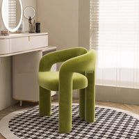Cream wind makeup chair simple dressing stool bedroom nail salon casual use