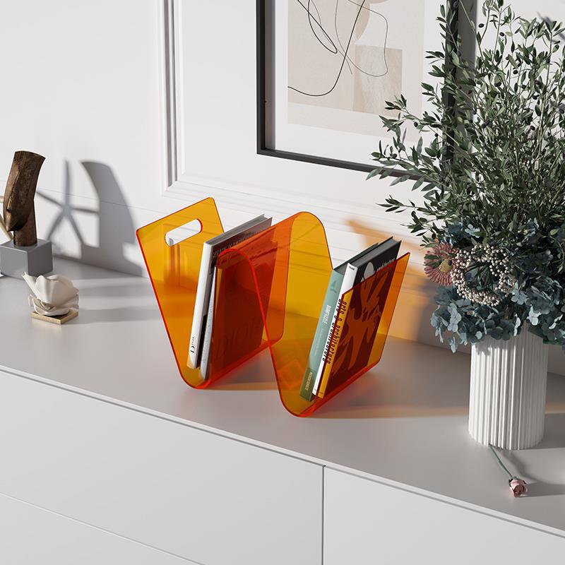 Acrylic Desktop Book Organizer