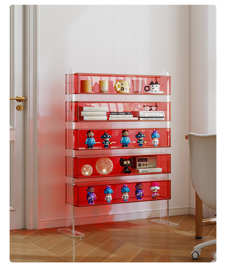 Transparent Collectible Display Shelf for Blind Boxes & Figures