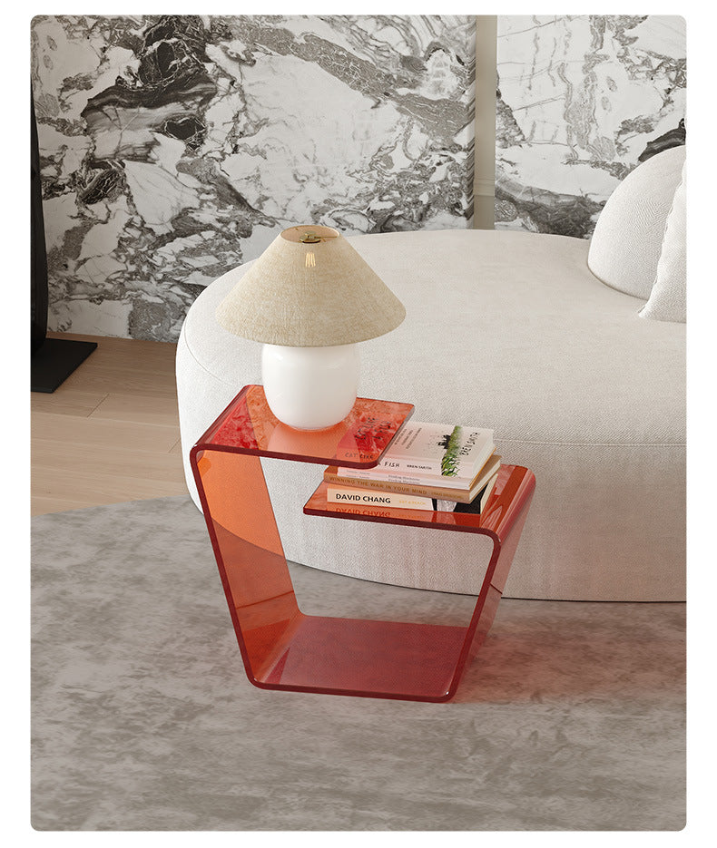 Luxury Acrylic Side Table for Living Room & Bedroom