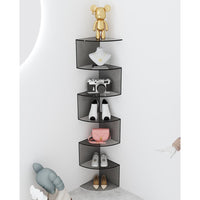 Acrylic Wall-Mounted Corner Shelf