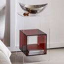Light luxury sofa side few home living room hotel high-end coffee table bedside table mobile balcony small table rack