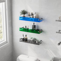 Light luxury multi-layer bathroom wall storage shelf household toilet baffle bathroom storage rack laminate narrow cabinet