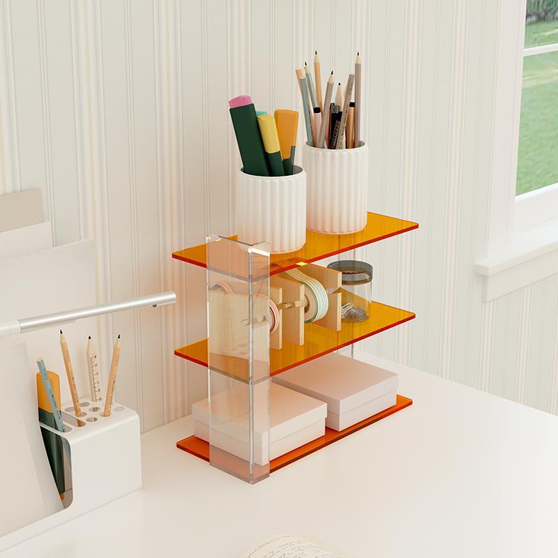 Acrylic Multi-Tier Countertop Organizer