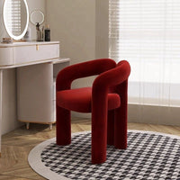 Cream wind makeup chair simple dressing stool bedroom nail salon casual use