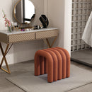 Ins wind creative makeup chair lamb wool design bedroom dressing dining room use