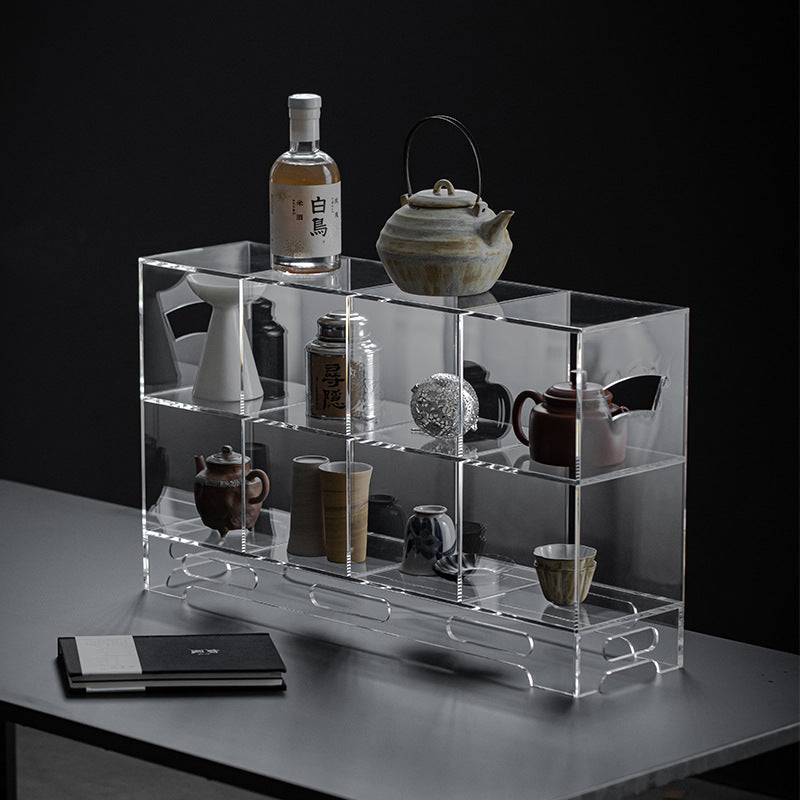 Luxury Acrylic Tea Display Shelf