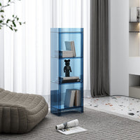 Light luxury solid wood small bookshelf floor-to-ceiling narrow cabinet balcony living room storage and use