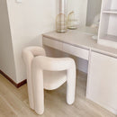 Cream wind makeup chair simple dressing stool bedroom nail salon casual use