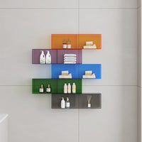 Multi-Layer Wall-Mounted Bathroom Shelf
