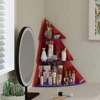 Luxury Acrylic Wall-Mounted Bathroom Shelf