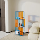 Transparent Freestanding Bookshelf