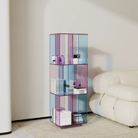 Transparent Freestanding Bookshelf