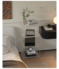 Narrow Solid Wood Storage Shelf for Home & Balcony
