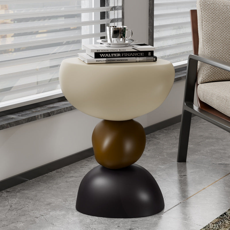 Cream wind rotating side few light luxury multi-functional living room corner use