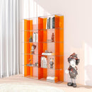 Nordic Creative Bookshelf Acrylic Shelf Floor to Wall Simple Display Shelf Storage Living Room Multi-layer Display Shelf