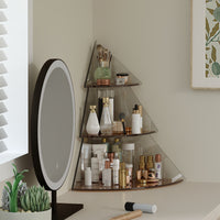 Luxury Acrylic Wall-Mounted Bathroom Shelf