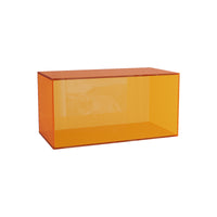 Transparent Acrylic Multi-Tier Bookshelf
