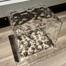 Modern Acrylic Stool Waterproof for Small Space Bathroom