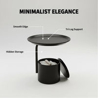 Simple and creative movable coffee table rack, multi-functional storage, bedroom balcony sofa side use