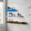 Light luxury multi-layer bathroom wall storage shelf household toilet baffle bathroom storage rack laminate narrow cabinet