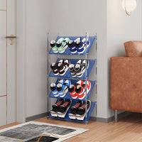 Narrow Wooden Shoe Rack
