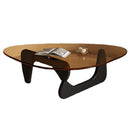 Light luxury glass coffee table modern simple small apartment living room use