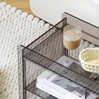 Movable Acrylic Storage Cart
