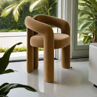 Cream wind makeup chair simple dressing stool bedroom nail salon casual use