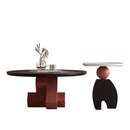 Italian minimalist geometric coffee table creative design light luxury living room display and use