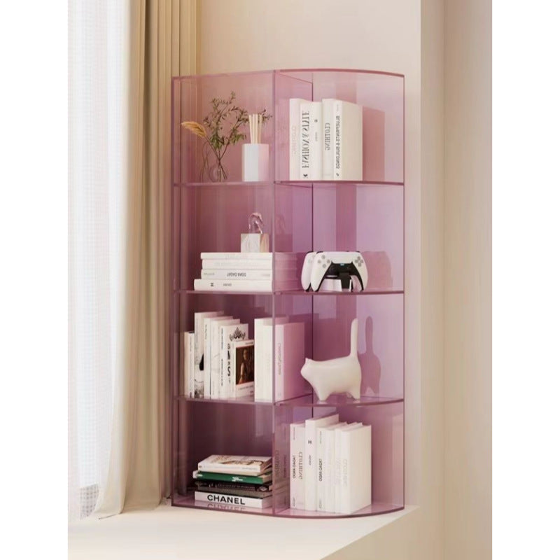 modern acrylic window storage shelf