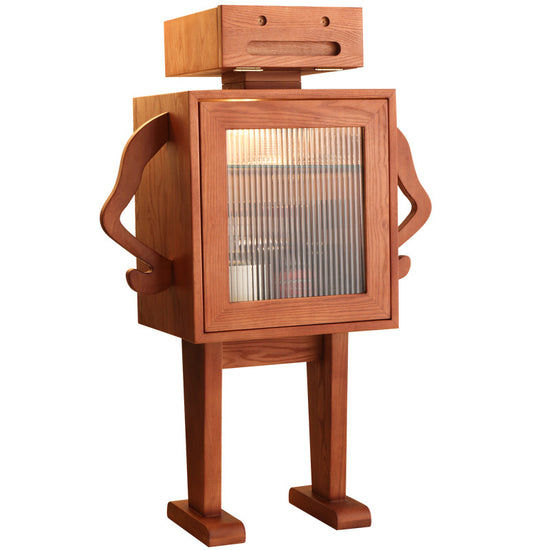 Mid-century solid wood creative wine cabinet multi-functional storage sideboard living room dining room use