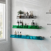 Light luxury multi-layer bathroom wall storage shelf household toilet baffle bathroom storage rack laminate narrow cabinet