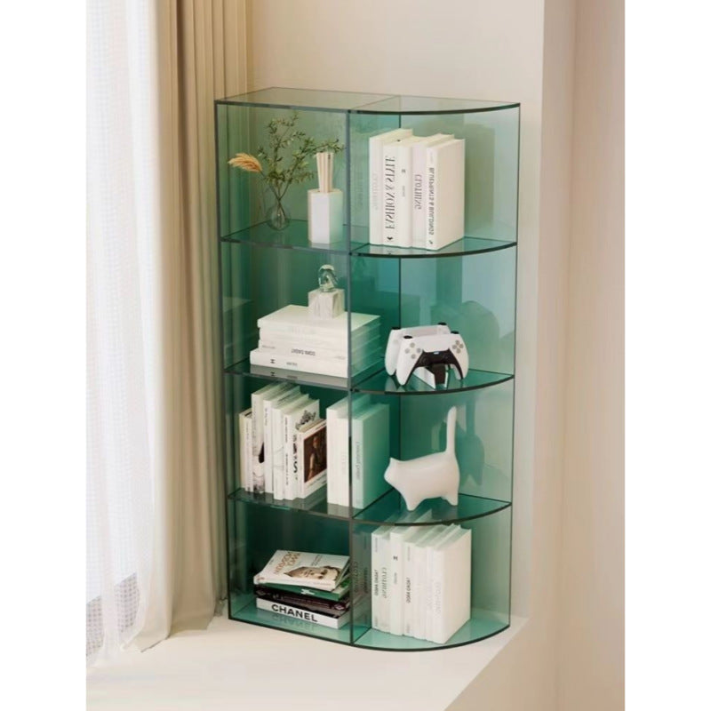 modern acrylic window storage shelf