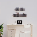 Modern Wall-Mounted Acrylic Magazine Shelf