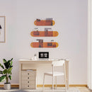 Modern Wall-Mounted Acrylic Magazine Shelf