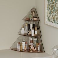 Luxury Acrylic Wall-Mounted Bathroom Shelf