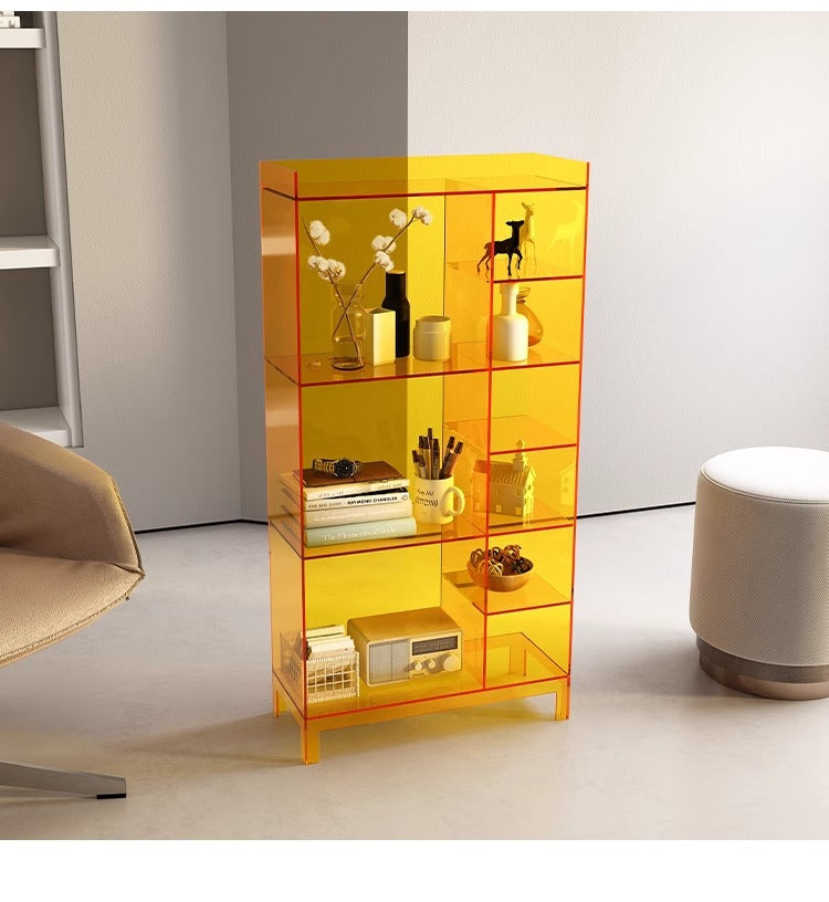 Movable Luxury Wooden Side Shelf