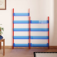 Narrow Wooden Floor-Standing Bookshelf