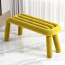 Ins wind creative makeup chair lamb wool design bedroom dressing dining room use