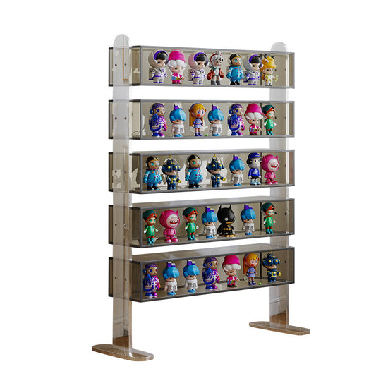 Transparent Collectible Display Shelf for Blind Boxes & Figures