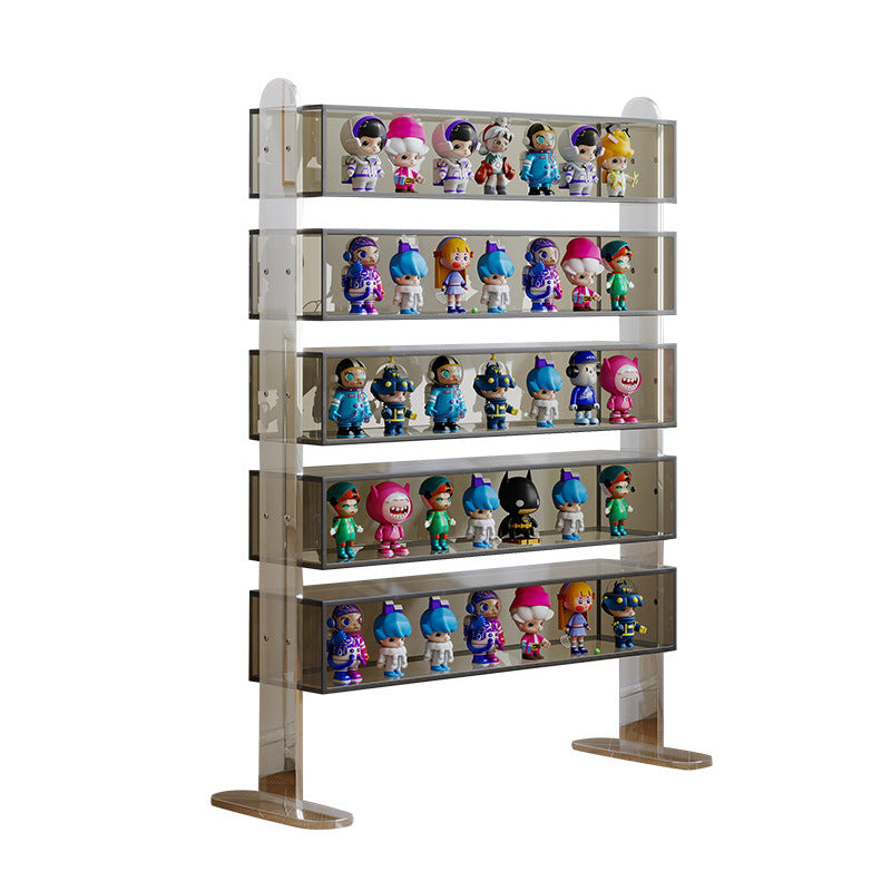 Transparent Collectible Display Shelf for Blind Boxes & Figures